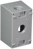 Bell 22.5 cu in Rectangle Aluminum 1 gang Weatherproof Box Gray