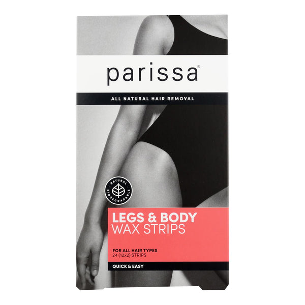 Parissa - Tiras de cera Qk/ezy Lg Body - 1 cada 1-24 CT