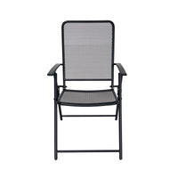 Living Accents 1-Position Black Folding Chair (Pack of 6)