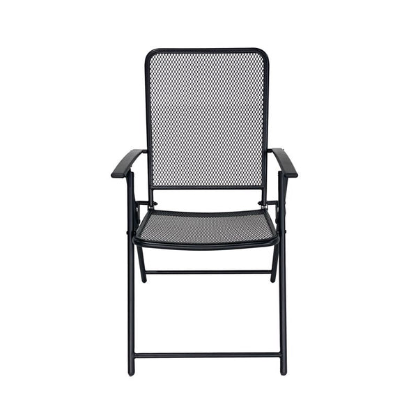Silla plegable negra de 1 posición Living Accents (paquete de 6)