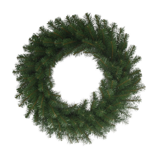 Holiday Bright Lights 30 in. D Traditional Pine Christmas Wreath (Pack of 6).