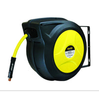 Amflo Ultra Air 50 ft. L X 3/8 in. D Hybrid Polymer Air Hose Reel 300 psi Black