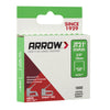 Arrow Fastener JT21 7/16 in. W x 3/8 in. L 23 Ga. Wide Crown Light Duty Staples 1000 pk (Pack of 5)