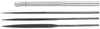 General 8.5 in. L Steel File Set 4 pc
