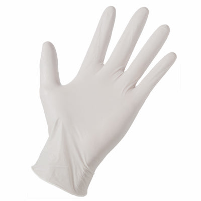 Disposable Latex Gloves, Off White, Men's XL, 100-Ct.