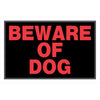 Hillman English Black Beware Sign 8 in. H X 12 in. W (Pack of 6)