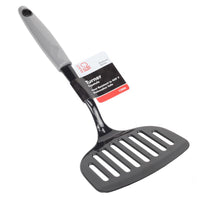 Chef Craft 4-3/4 in. W x 12 in. L Black/Gray Nylon Jumbo Slotted Turner (Pack of 3)