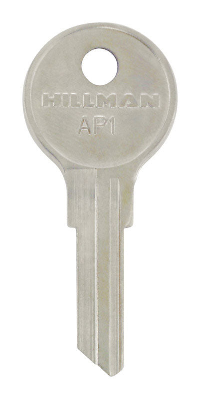 Hillman Traditional Key House/Office Key Blank 112 AP1 Single  For Chicago Locks (Pack of 4).