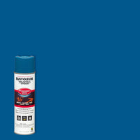 Rust-Oleum Industrial Choice Caution Blue Inverted Marking Paint 17 oz.  (Pack of 6)