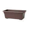 Countryside Flower Box Planter Brown 24 in – Durable Window and Deck Planter with Matte Finish - Deal of The Week