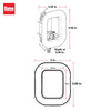 Oatey 1/2 in. D Ice Maker Outlet Box - Open Box