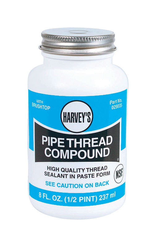 B & K Products Blue Non-Hardening Gray Prevents Corrosion Pipe Thread Compound 8 oz. for Metal Pipes