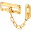Prime-Line 3.43 in. L Bright Brass Steel Chain Door Guard