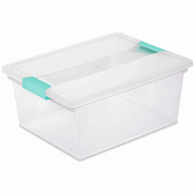 Sterilite Clear Clip Storage Box
