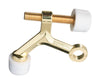 National Hardware Zinc Polished Brass Gold Hinge Pin Door Stop Mounts to door