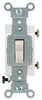 Leviton 20 amps Single Pole Toggle AC Quiet Switch Light Almond 1 pk
