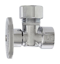 Plumb Pak 1/2 in. FIP X 1/2 in. Compression Brass Angle Valve - Deal of The Week