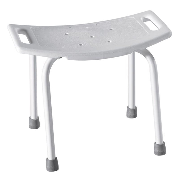 Asiento de ducha de plástico blanco Moen Home Care de 14 pulgadas de alto x 20 pulgadas de largo