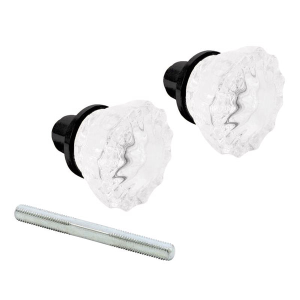 Prime-Line Matte Black Passage Door Knob Right or Left Handed