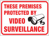 Hy-Ko English Protected by Video Surveillance Sign Plastic 9 in. H x 12 in. W (Pack of 10)