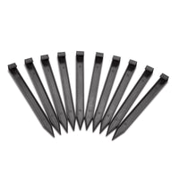 EasyFlex 10 in. L X 0.8 in. H Plastic Black Anchoring Spike (Pack of 10)