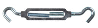 Hampton Zinc-Plated Aluminum/Steel Turnbuckle 160 lb. (Pack of 10)