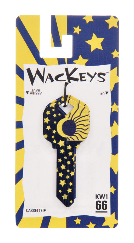 Hillman Wackey Sun & Moon House/Office Universal Key Blank Single (Pack of 6).