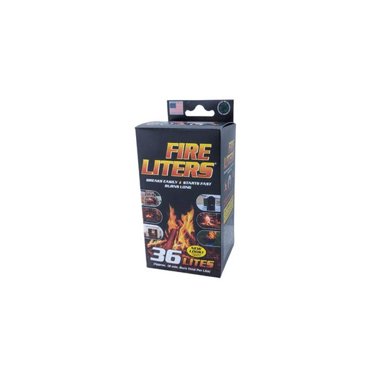 Fire Liters Wood Fiber Fire Starter 12 min 36 pk
