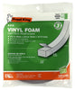 Frost King Gray Vinyl Clad Foam Weather Seal For Doors and Windows 10 ft. L X 0.38 in.