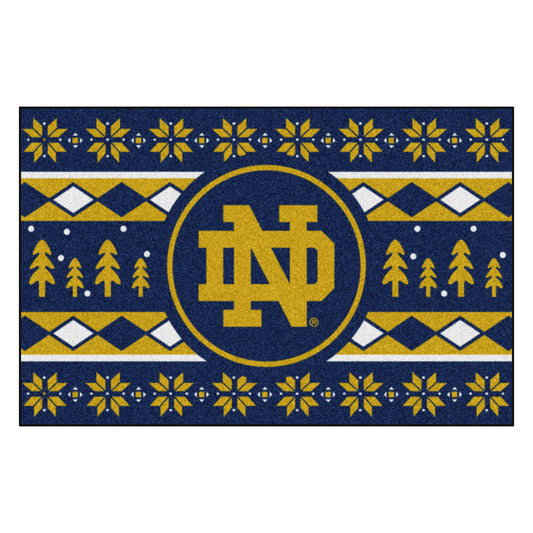 Notre Dame Holiday Sweater Rug - 19in. x 30in.