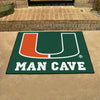 University of Miami Man Cave Rug - 34 in. x 42.5 in.