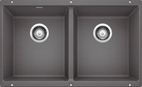 Precis Equal Double Bowl - Cinder