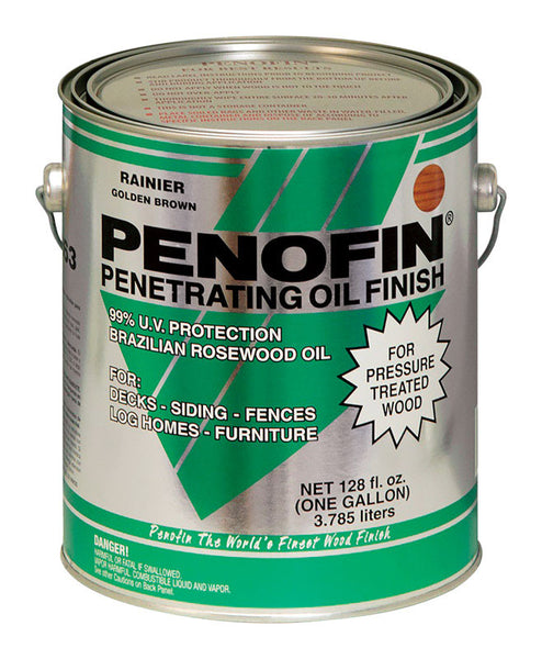 Tinte para madera a base de aceite transparente tratado a presión Penofin Yosemite, 1 galón (paquete de 4)