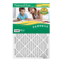 AAF Flanders NaturalAire 16 in. W X 25 in. H X 1 in. D Synthetic 8 MERV Pleated Air Filter 1 pk (Pack of 12)