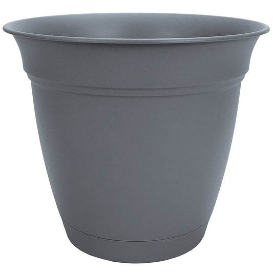 HC Companies Eclipse 8.75 in. H X 10 in. D Plastic Planter Blue