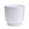 Bloem Hopson 8 in. H X 6 in. W X 6 in. D Metal/Plastic Planter with Stand Casper White - Deal of The Week