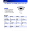Feit Enhance MR16 GU5.3 LED Bulb Daylight 50 Watt Equivalence 3 pk