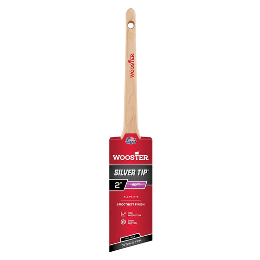 Wooster Silver Tip 2 in. Soft Thin Angle Paint Brush
