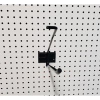 15 in. 375 Black Metal Utility Scan Peg Hooks Peg Hook 1 pk