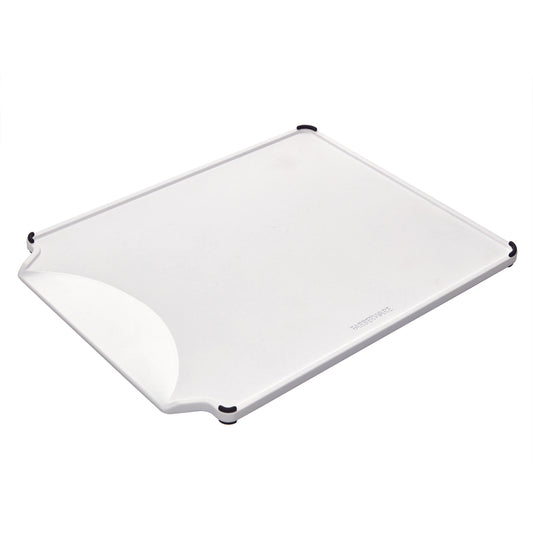 Farberware 11 in. W x 14 in. L White Plastic Cutting Board