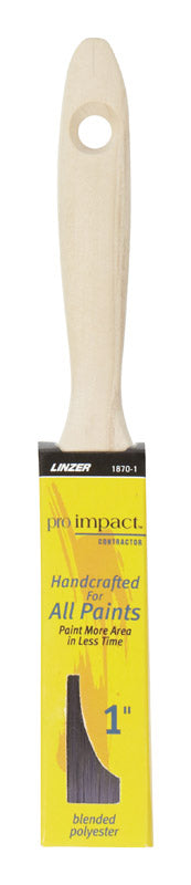 Linzer Pro Impact 1 in. Flat Paint Brush