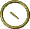 Bull Ring, Self-Piercing, Brass, 3-In. (A) - Deal of The Week
