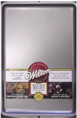 Wilton 11-1/2 in. W X 17-1/4 in. L Cookie and Jelly Roll Pan Silver