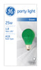 Ge Lighting 49725 25 Watt Green Crystal Color Party Light Bulb  (Pack of 6)