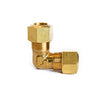 3/8 in. Compression X 3/8 in. D Compression Yellow Brass 90 Degree Elbow (Pack of 5)