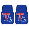 Louisiana Tech University Carpet Car Mat Set - 2 Pieces
