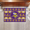 NFL - Minnesota Vikings Holiday Sweater Rug - 19in. x 30in.