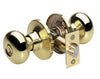 Master Lock Polished Brass Entry Knobs 1-3/4 in.