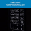Avanti 1.1 cu ft Black/Silver Microwave 1000 W