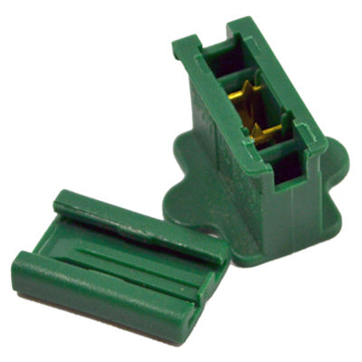Inline Slide Plug, Green, 25-Pk.